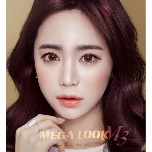 LENSME Mega Look M3 BROWN(月拋)
